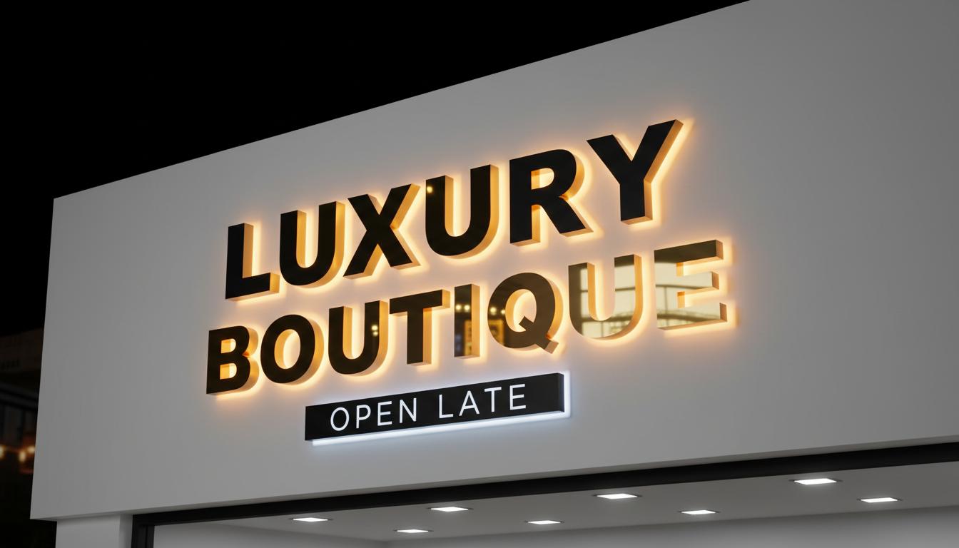 Kutu harf tabela örneği - Tan Reklam